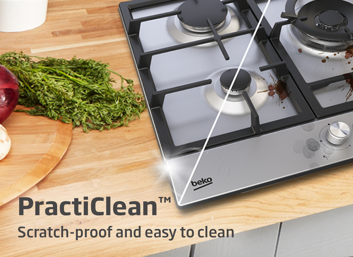 Integrated 60cm Gas Hob HIAG64325S Beko UK